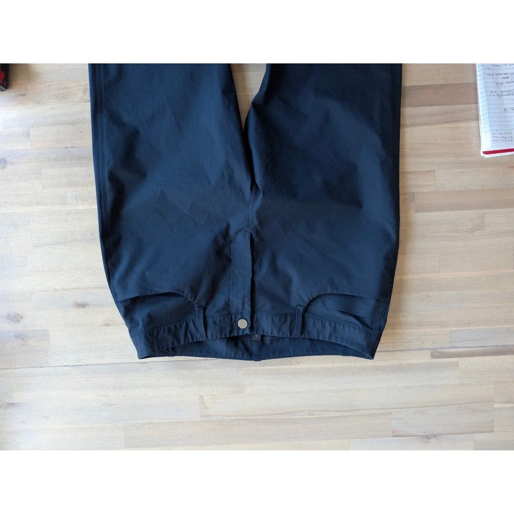 Lululemon ABC Pants Mens Size 32 Black Slim Fit Technical Fabric - Picture 3 of 8